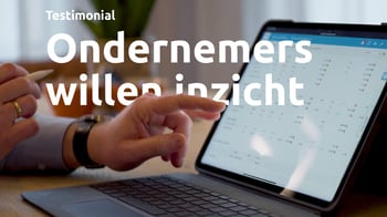 Ondernemers willen inzicht 